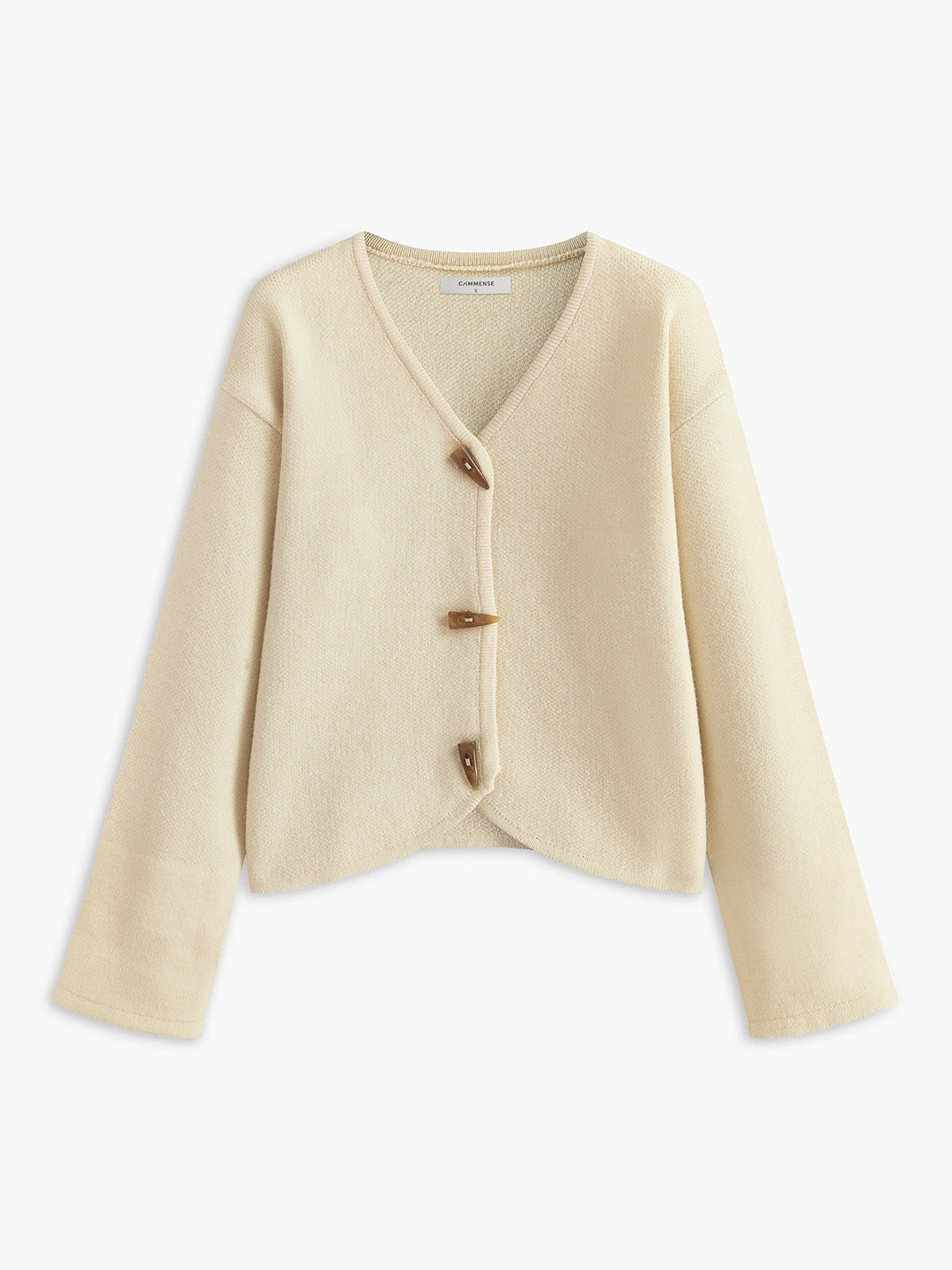 Romantizm Düğmeli Sarkıt Hırka - Svelte Chic