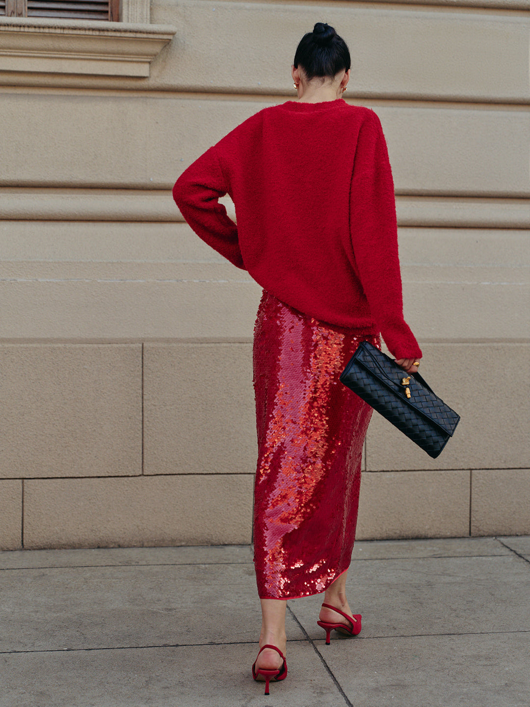 Şık Düz Payet Etek, Svelte Chic koleksiyonu