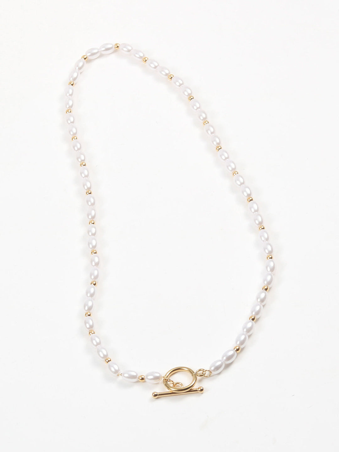 Romantik İnci Lariat Kolye