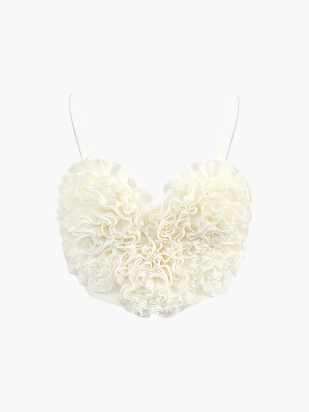 Sweetheart Shape Spaghetti Strap Cami Top by Svelte Chic