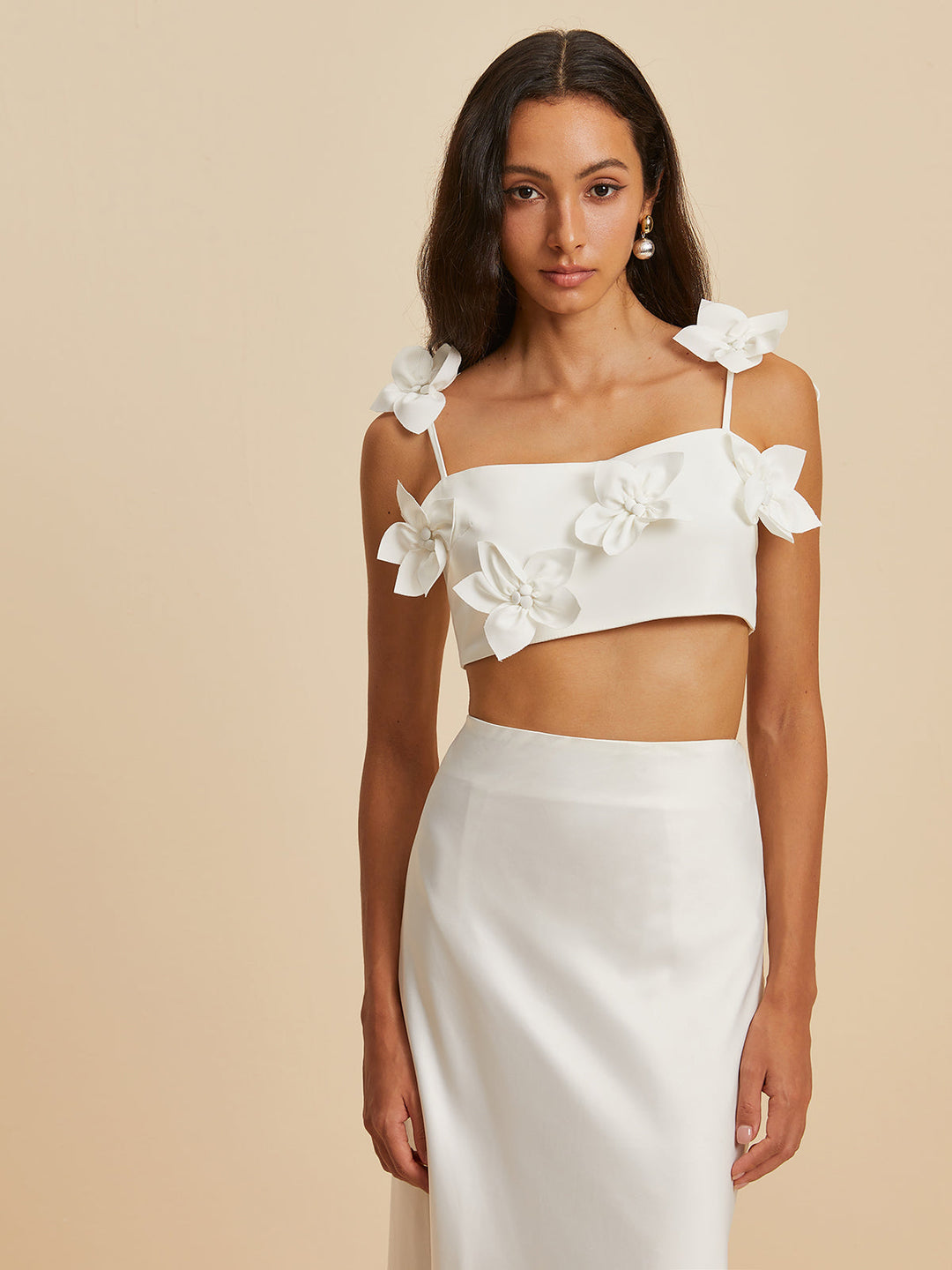 3D Çiçekli Atlet - Svelte Chic