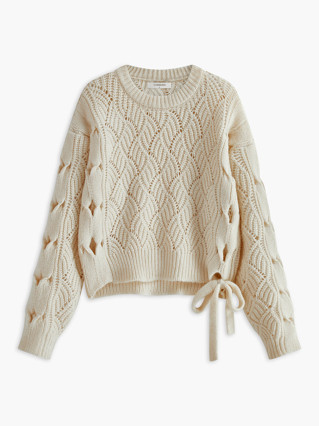 Sıradan Delikli Düğümlü Kazak - Svelte Chic