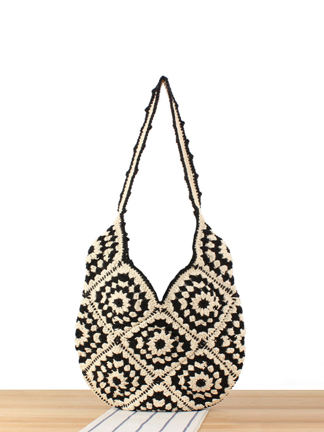 Boheme Örgü Hobo Çantası - Svelte Chic