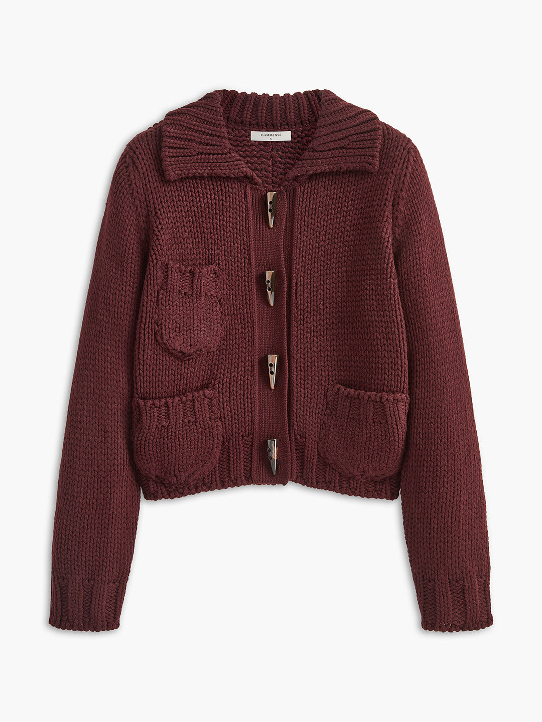 Düğmeli Yaka Yumuşak Hırka, Svelte Chic