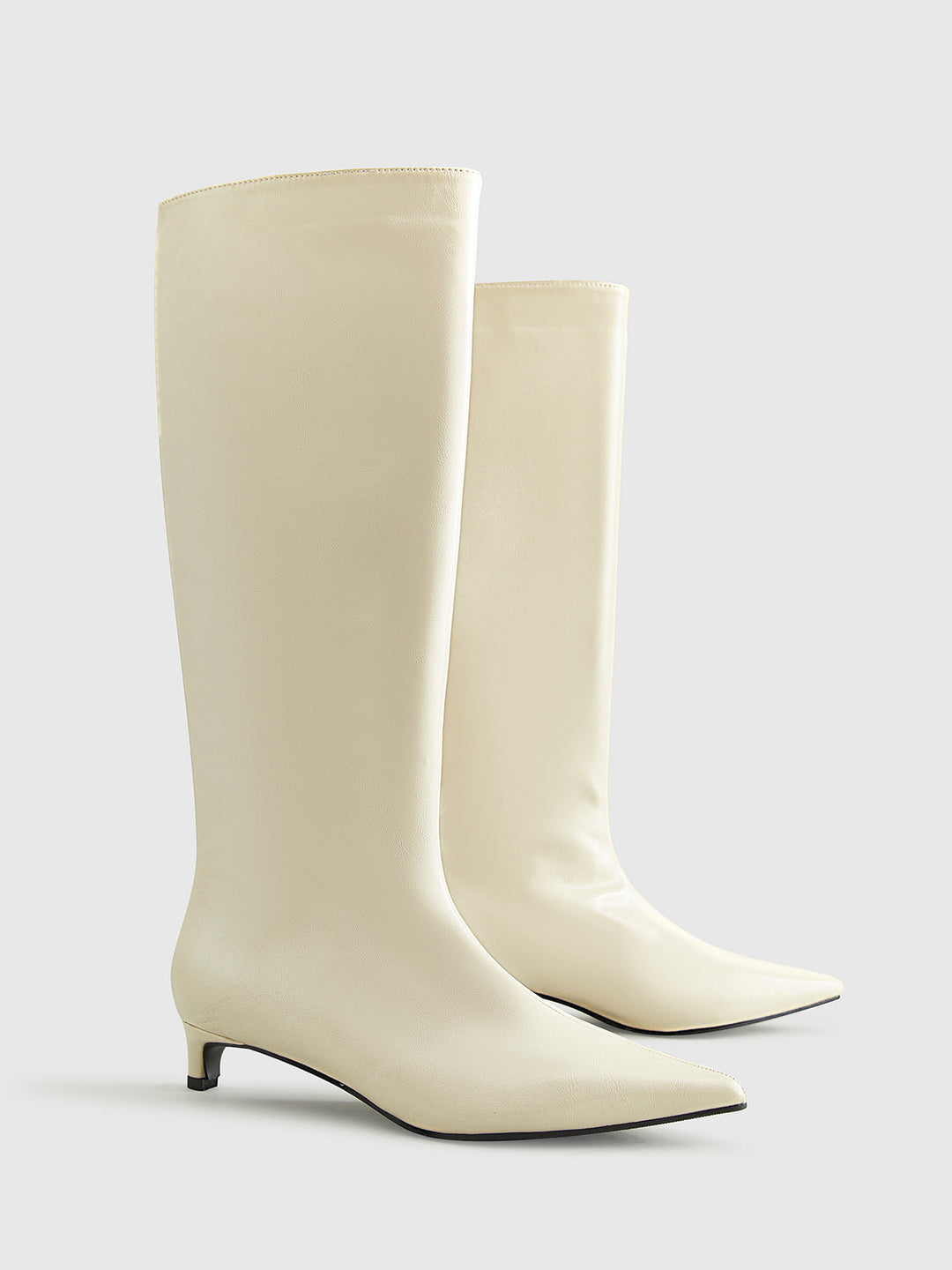 Svelte Chic Şık Kedi Topuklu İnce Burun Botlar