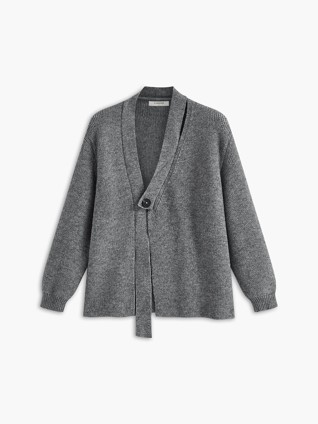 Retro V Yaka Düğmeli Kartigan - Svelte Chic