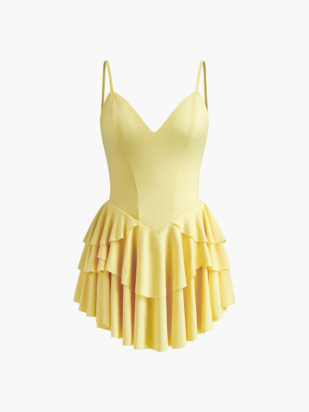 Fırfırlı sırtı açık cami kısa elbise, Svelte Chic