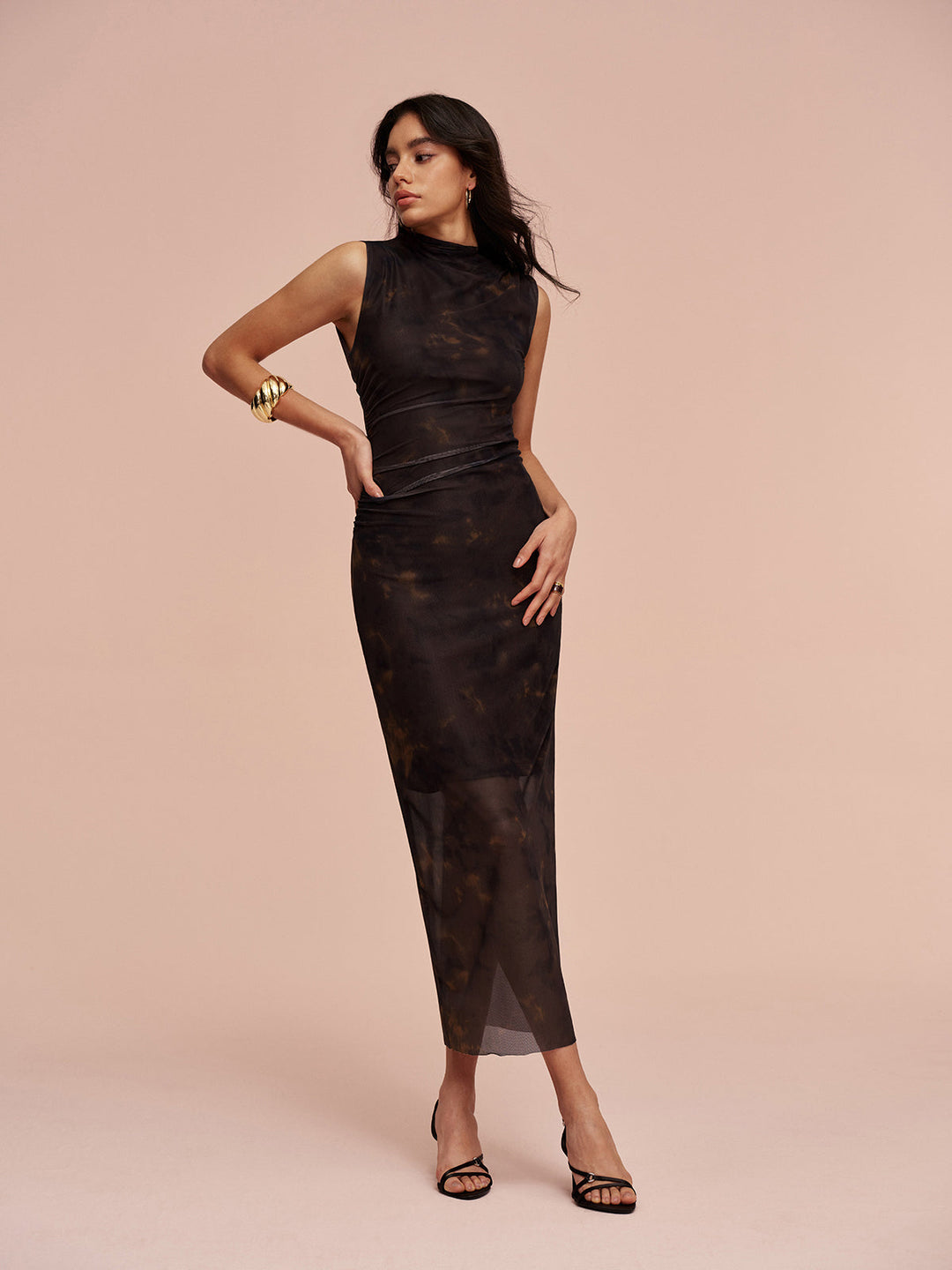 Kolsuz File Elbise, Rahat Jarse Astarlı