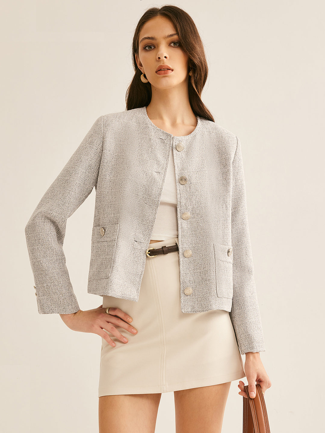 Kruvaze Yaka Ceket - Svelte Chic