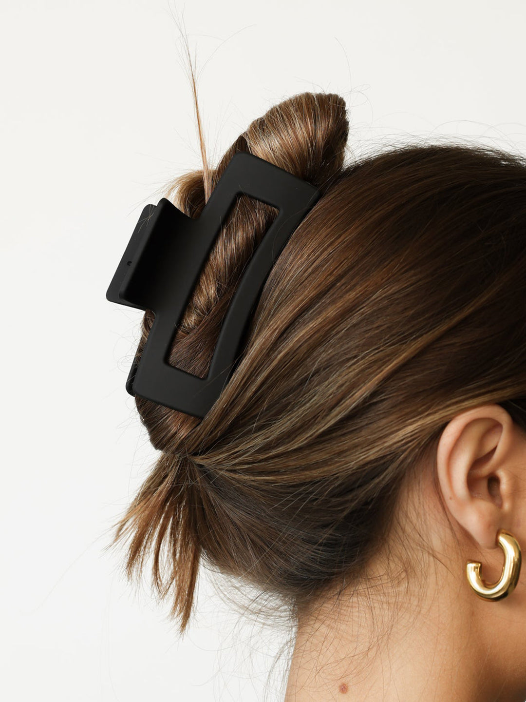 Büyük Boy Kare Saç Pençesi, şık ve modern tasarım