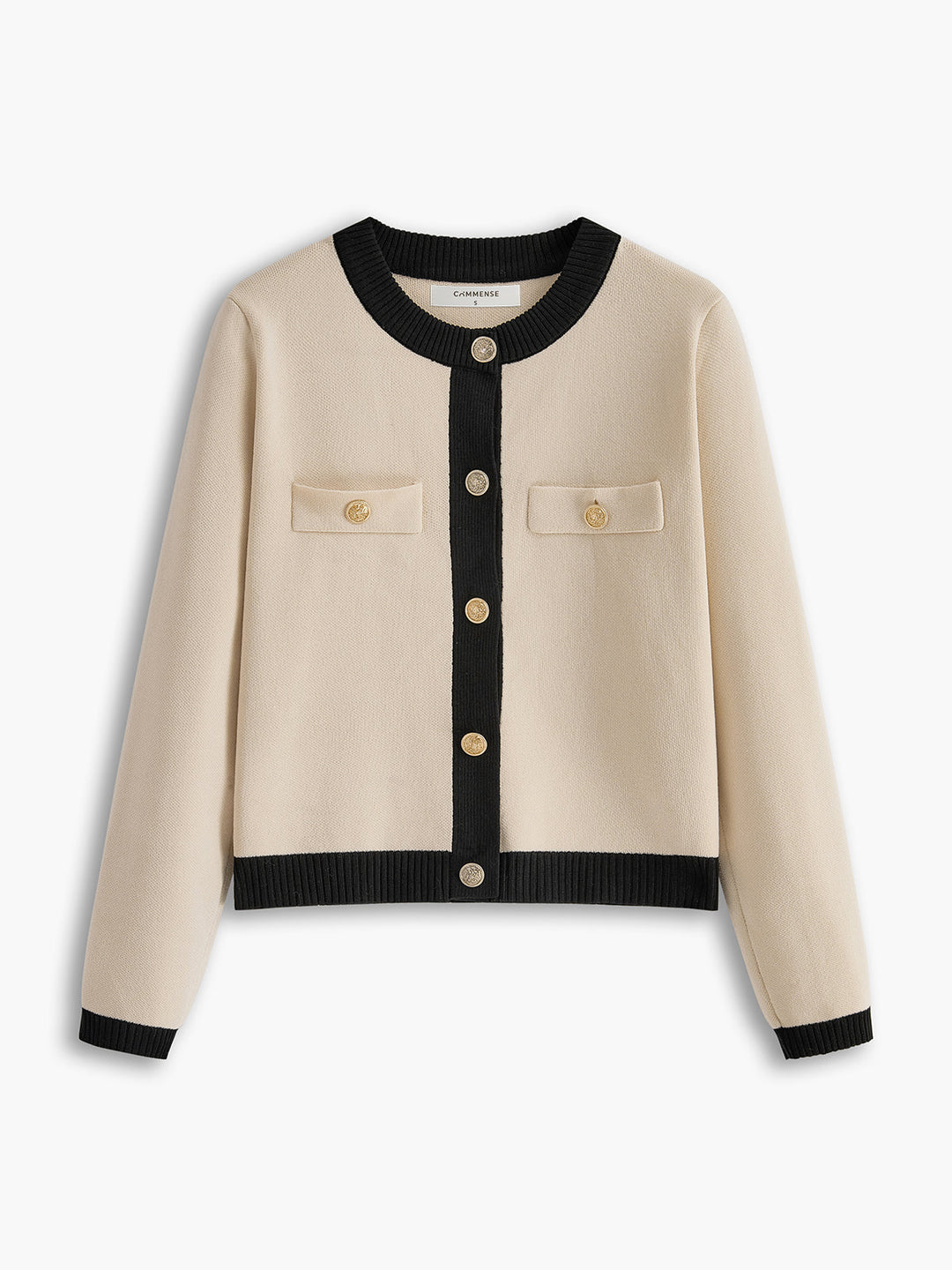 Kanalı Düğmeli Triko Üst - Svelte Chic