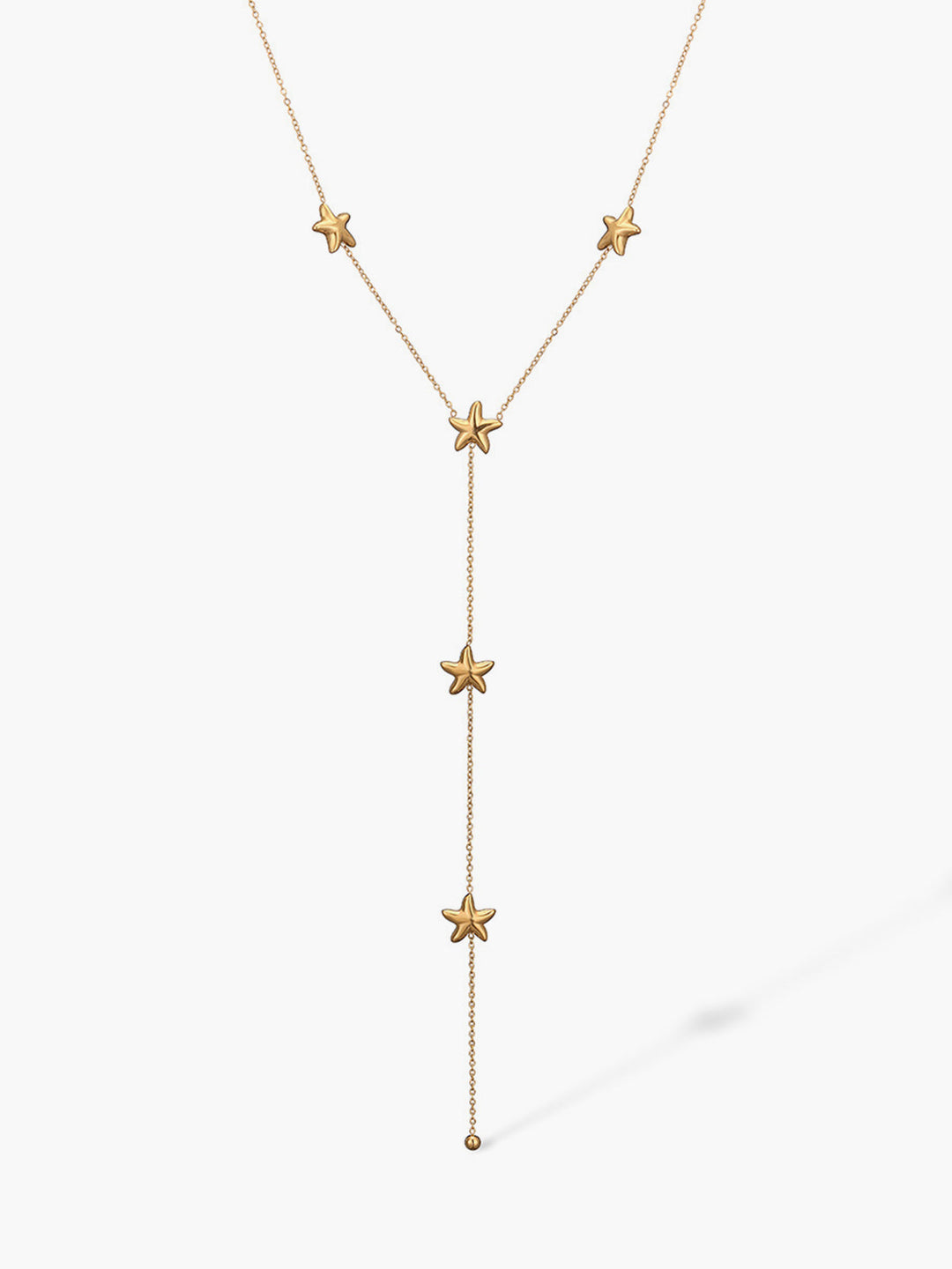 Altın Yıldız Dangle Kolye - Svelte Chic