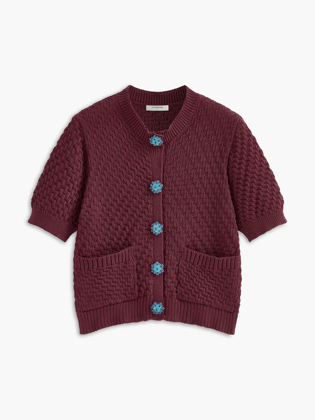 Düğme Detaylı Cep Fit Kardigân, kadın moda, Svelte Chic