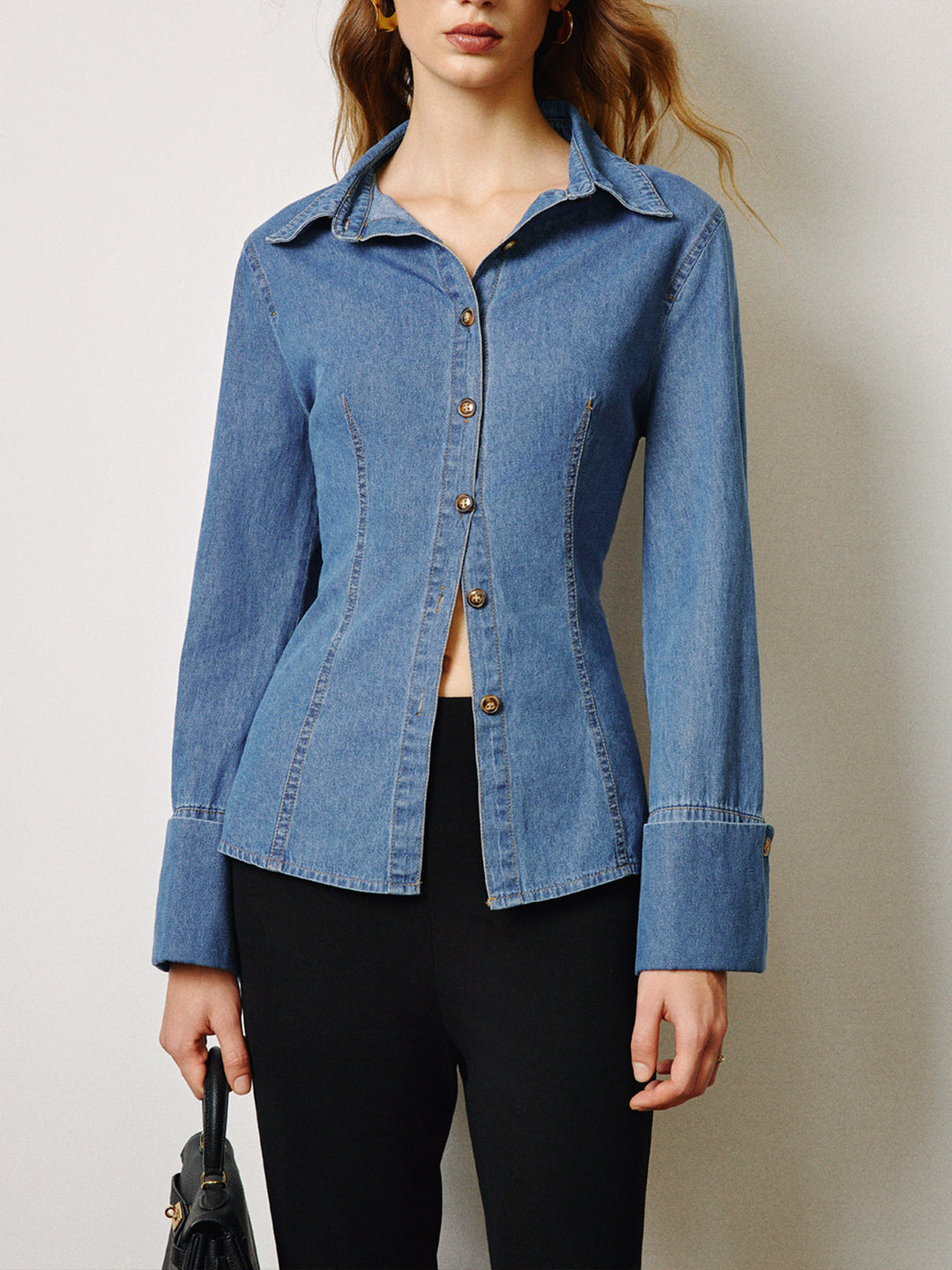 Şık Denim-Fit Polo Tişört ile konfor ve tarzı keşfedin