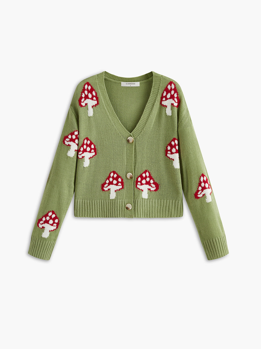 V-Yaka Mantar Kadife Hırka - Svelte Chic