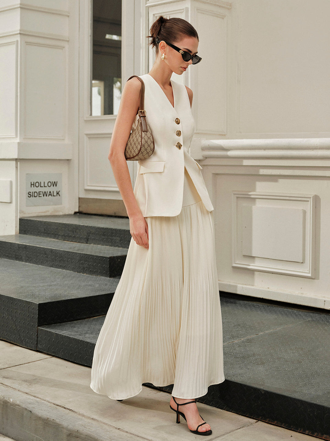 Şık Dikim Yelek Dekor Cebilerle