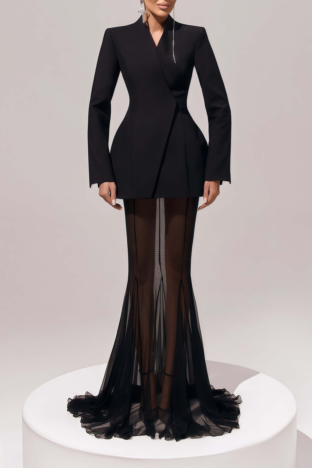 Siyah Ceket ve Etek Takım