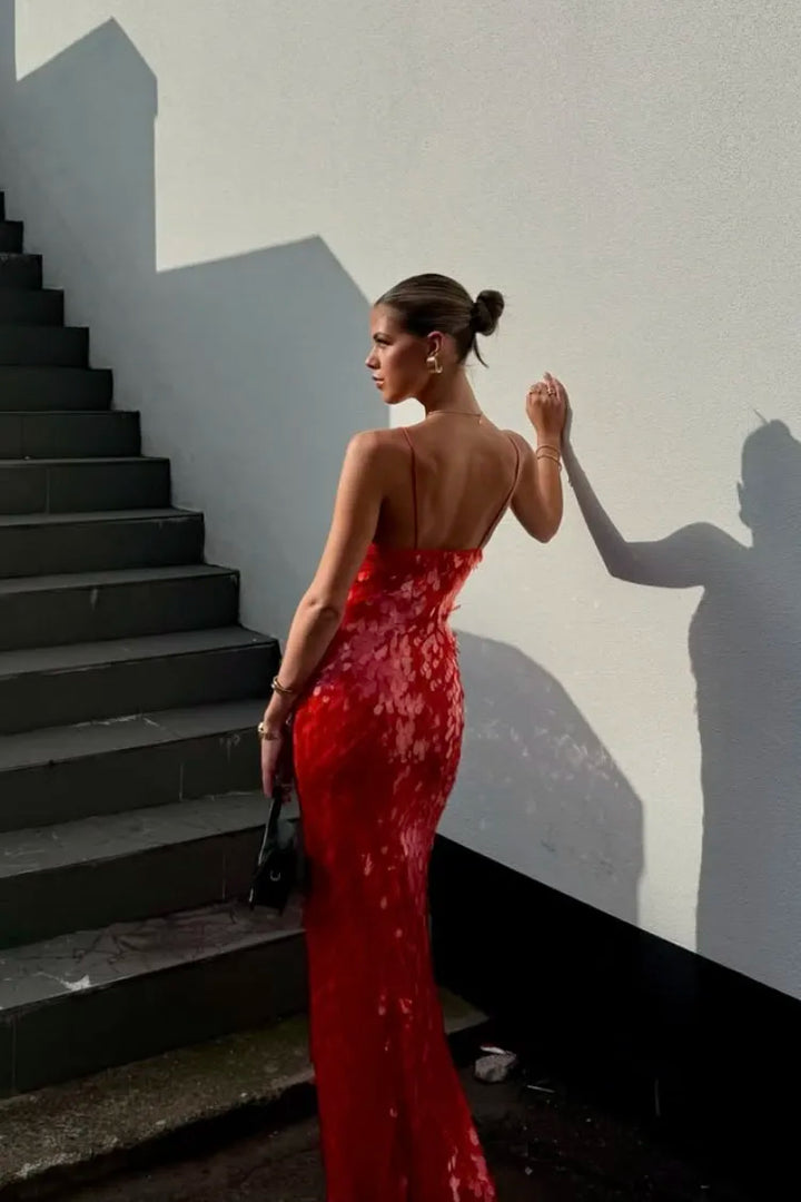 Kailani | Payetli Maxi Uzun Elbise