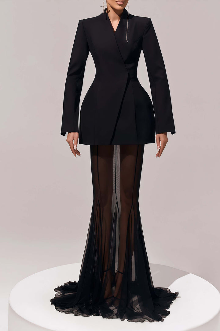 Siyah Ceket ve Etek Takım