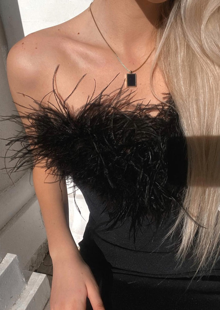 Anastasia | Lüks Tüy Elbise