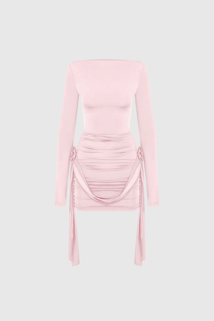 Püsküllü Mini Elbise