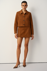 Kadife Etek Ve Ceket Takım