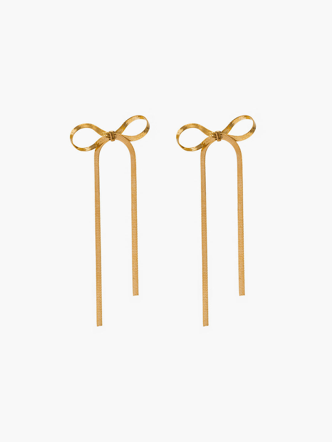 Metal Kurdeleli Fiyonk Küpe