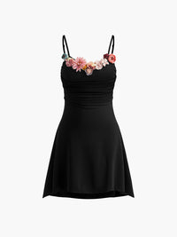 Sevgiliye Özel Kolsuz Fermuarlı Kısa Abiye Elbise