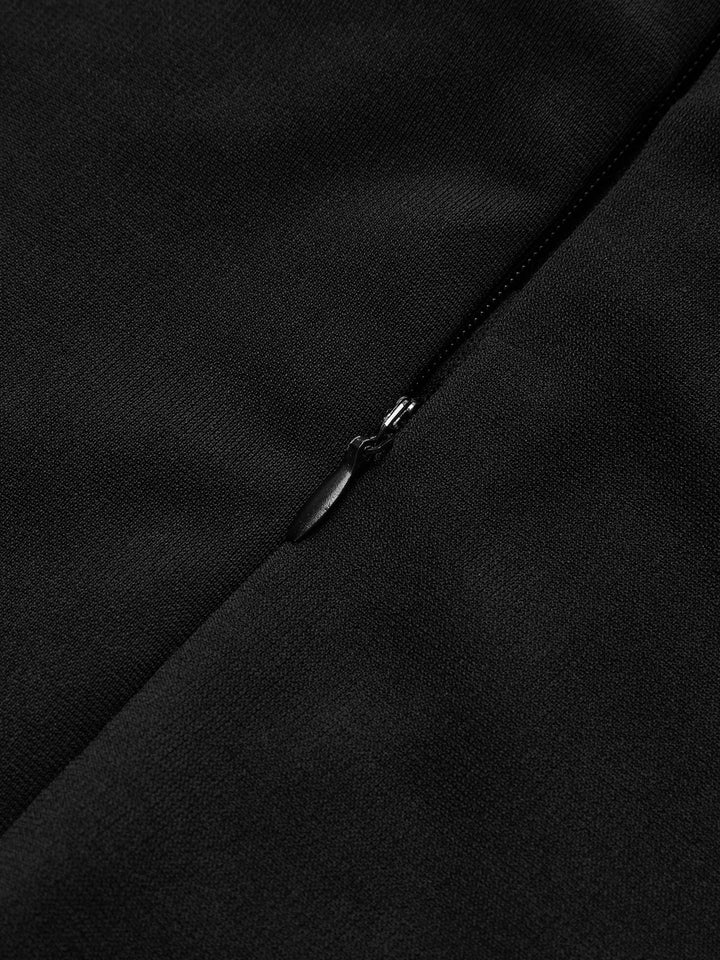 Sevgiliye Özel Kolsuz Fermuarlı Kısa Abiye Elbise