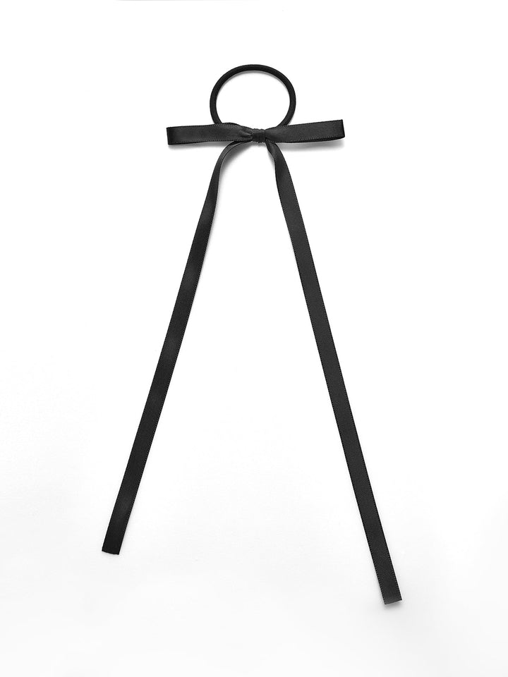 Минималистичен аксесоар за коса с панделка 