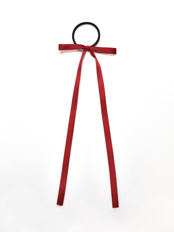 Минималистичен аксесоар за коса с панделка 