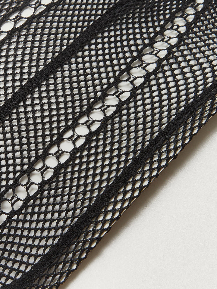 Hollow Şeffaf Yumuşak Dokulu Taytlar