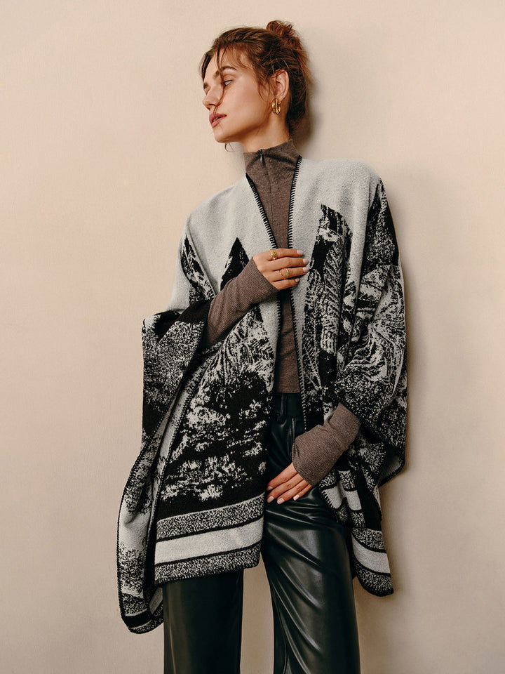 Klassik İki Yüzlü Sıcak Atkı