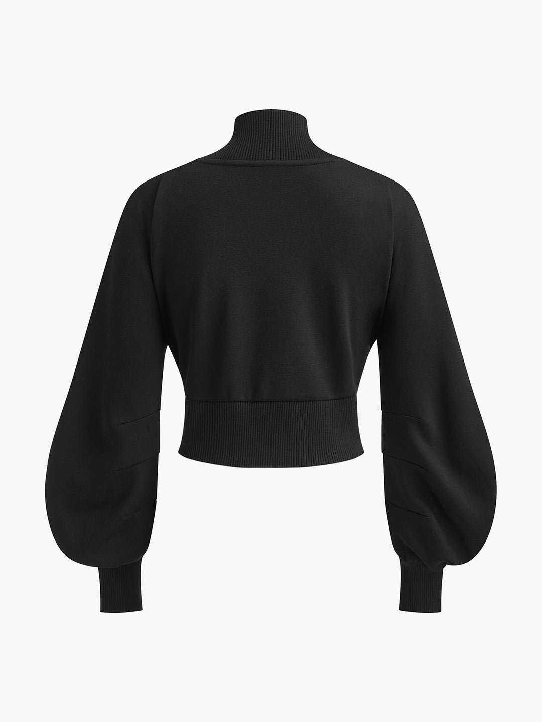 Puf Kollu Denim Panel İnce Ceket