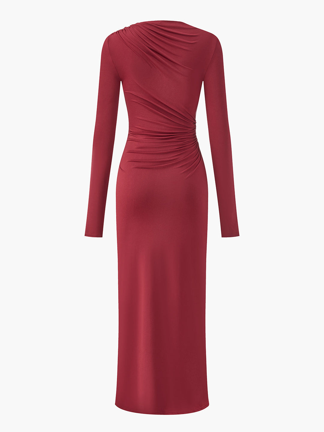 Şık Dökümlü Jersey Bodycon Abiye Elbise