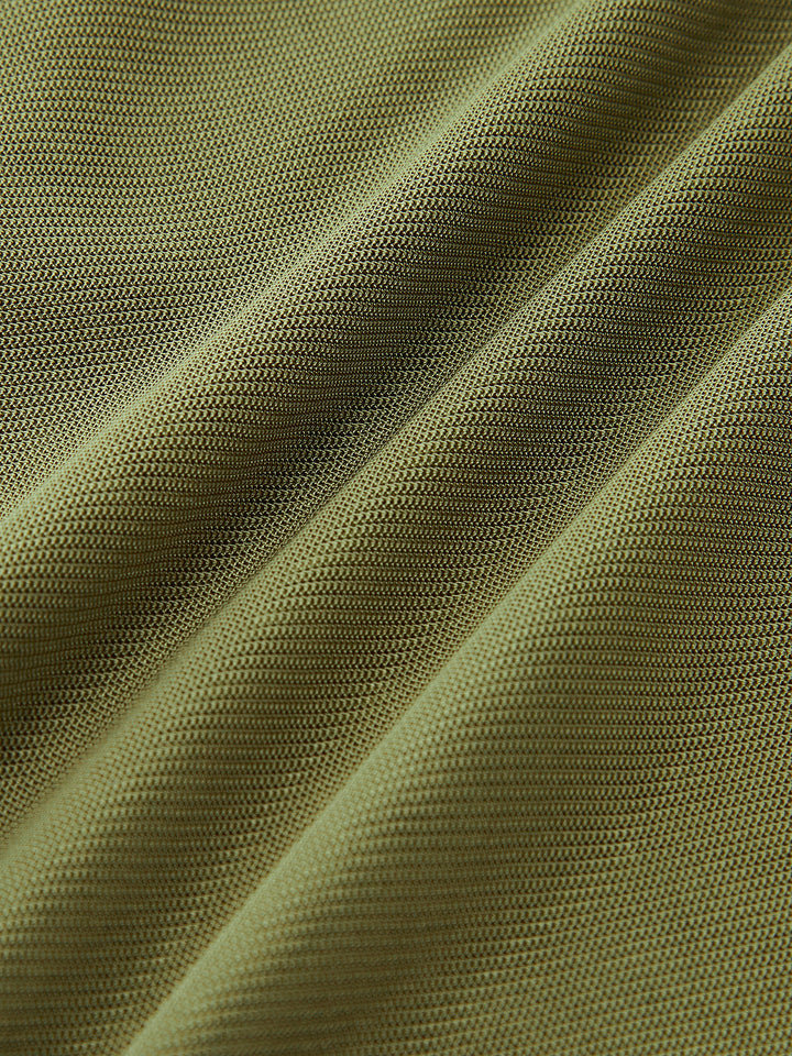 Şık Büzgülü Asimetrik Elbise File Kenar Detayıyla