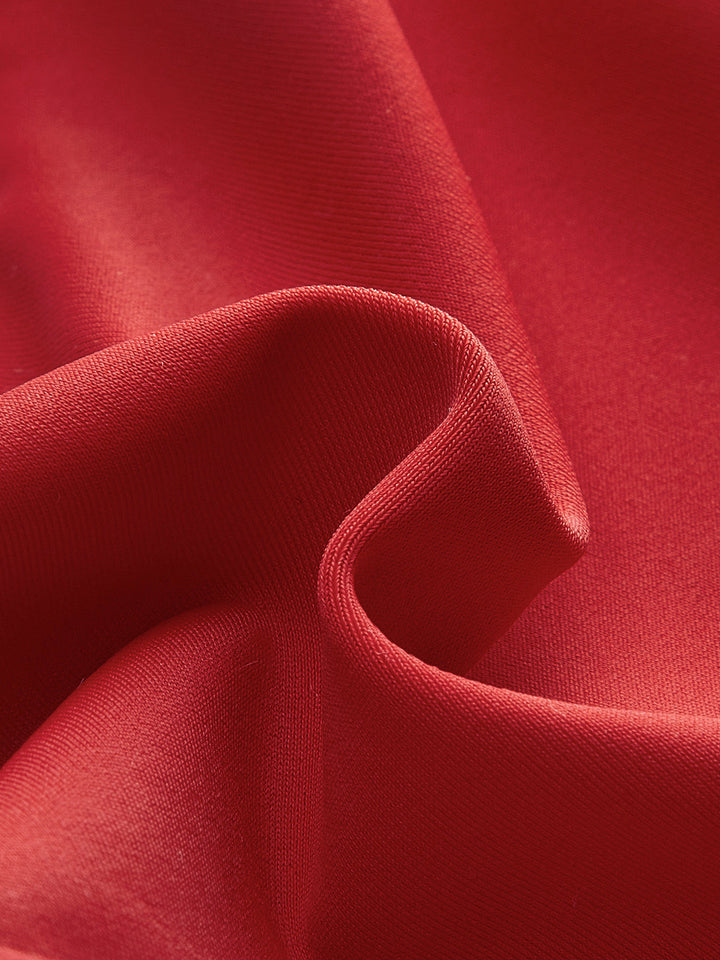 Şık Kontrast Dikişli V Yaka Bikini Takımı