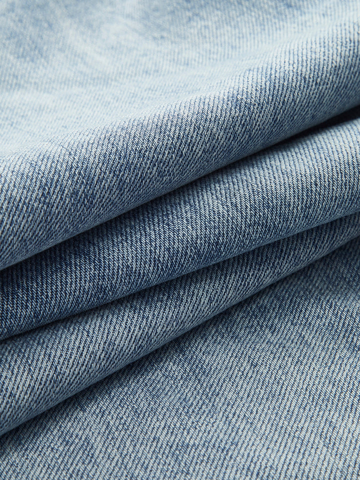 Şık Asimetrik Bel Wide-Leg Jeanler ile Modaya Uygun Bir Görünüm