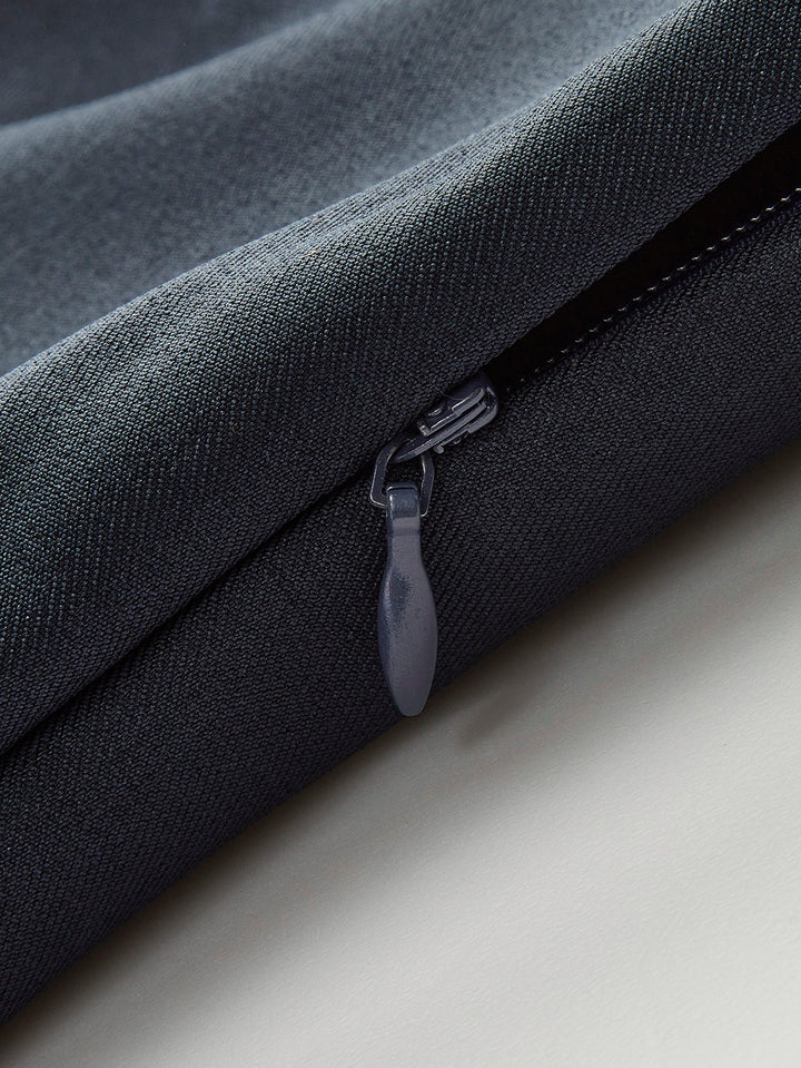 Şık Plise Elbise Şık Geniş Yaka Detayı ile