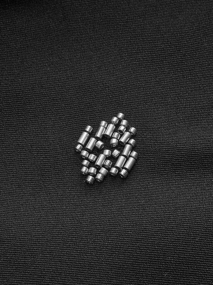 Şık Tek Omuzlu Süslemeli Bluz