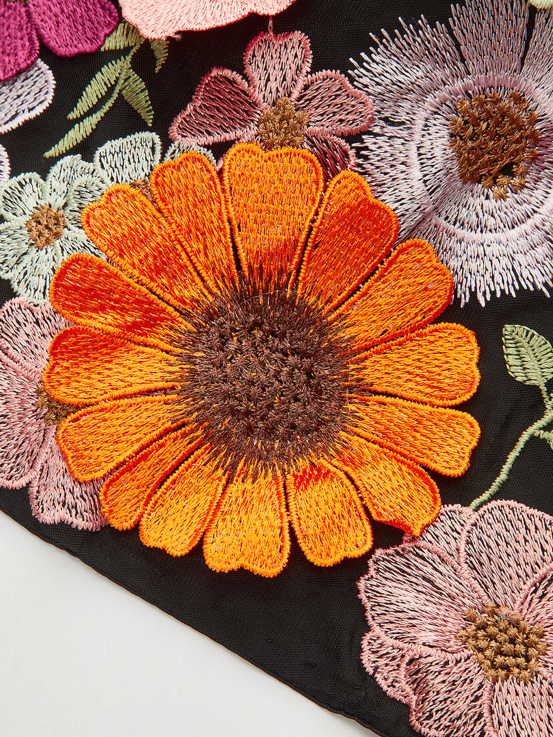 Büyüleyici 3D Çiçekli Korse Üst