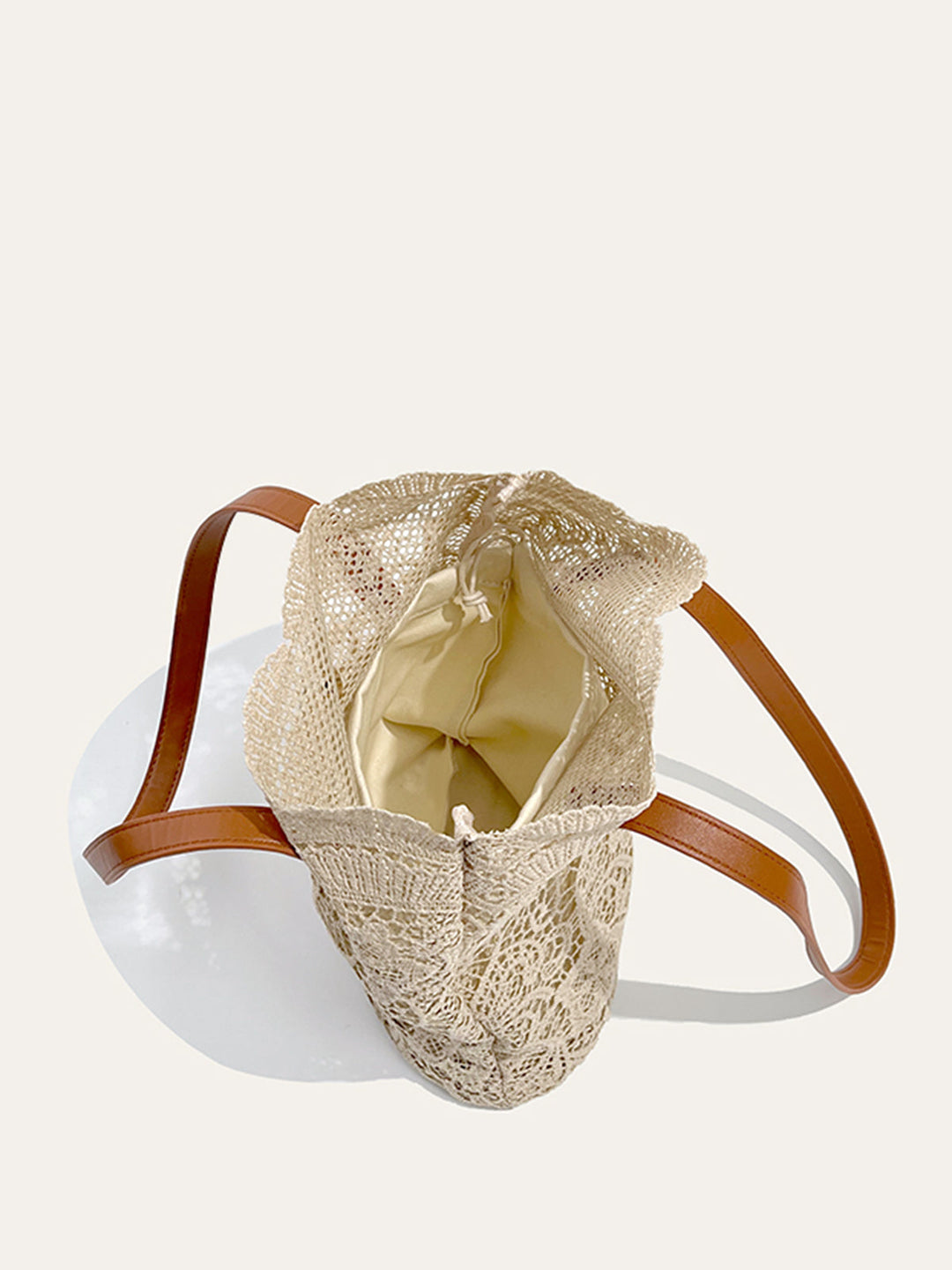 Şık Dantel Kenarlı Tote Çanta