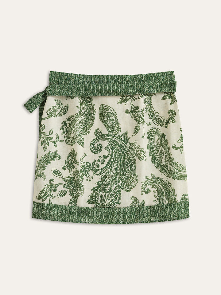 Şık Ekose Desenli Cüzdan Etek