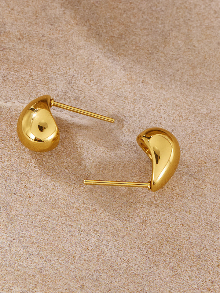 Şık Minimalist Damla Küpe Küpeleri