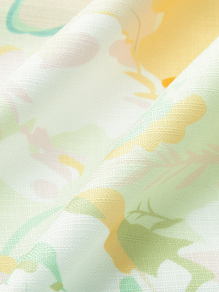 Cep Detaylı Desenli Çiçekli Tulumlar