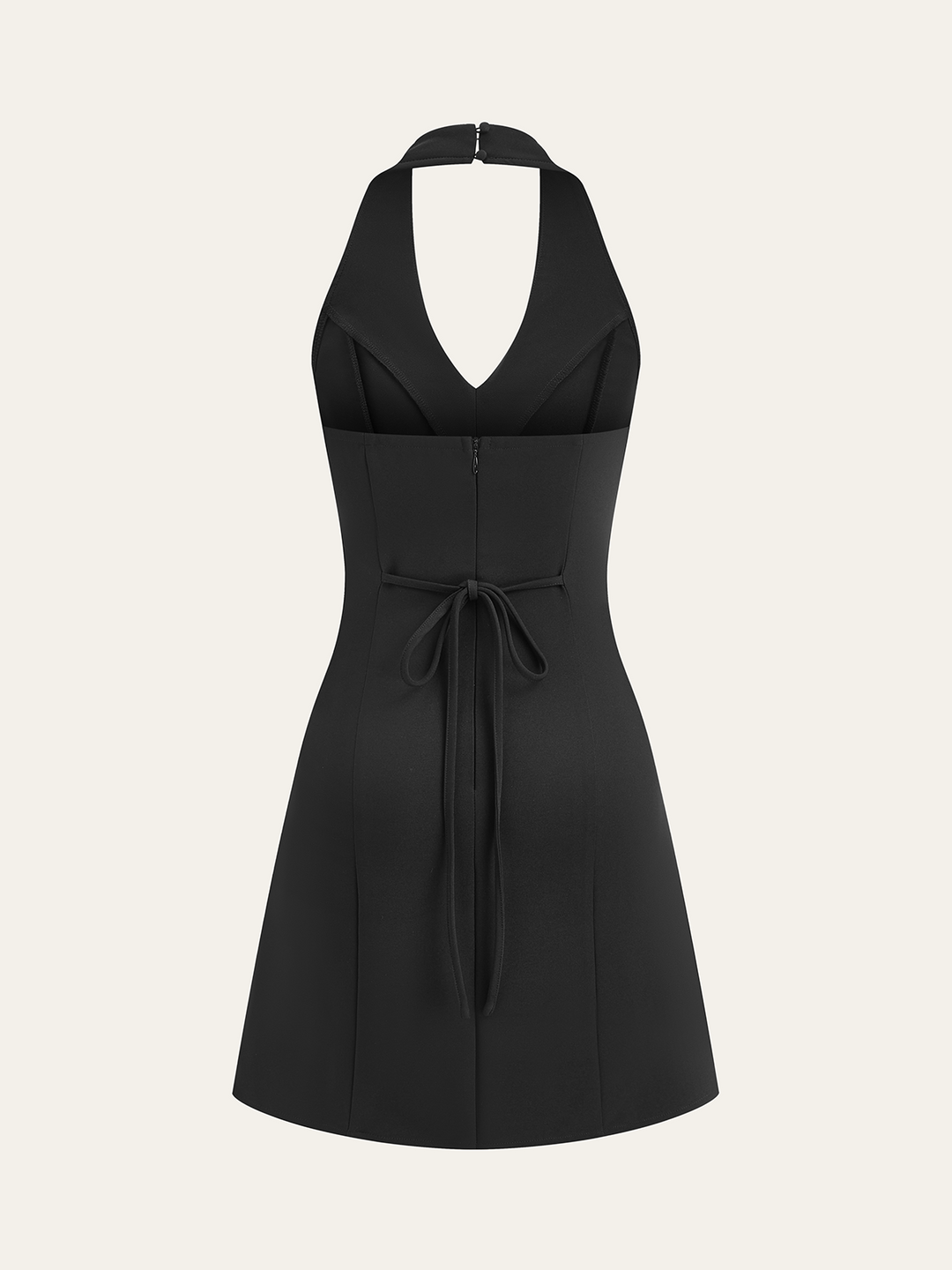 Metal Düğme Halter Elbise