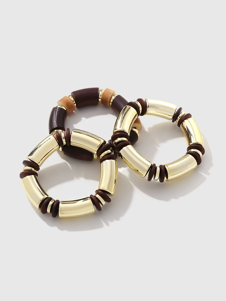 Hacimli Ahşap ve Reçine Bilezikler