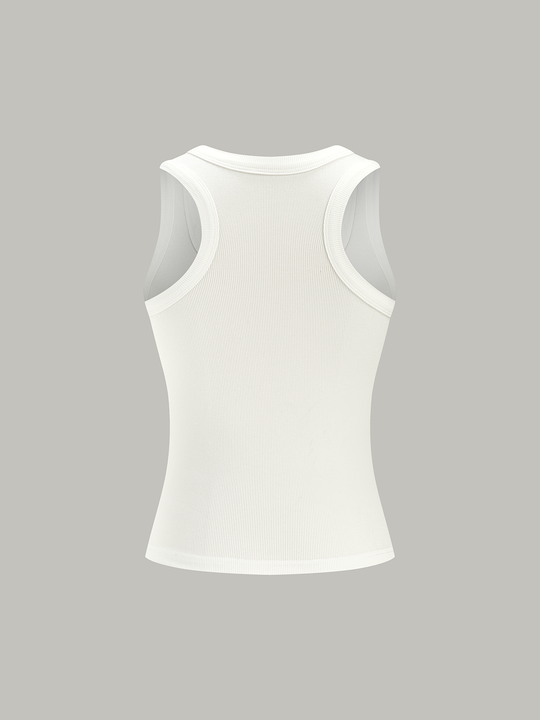 çizgili örgülü yuvarlak yaka tank üst