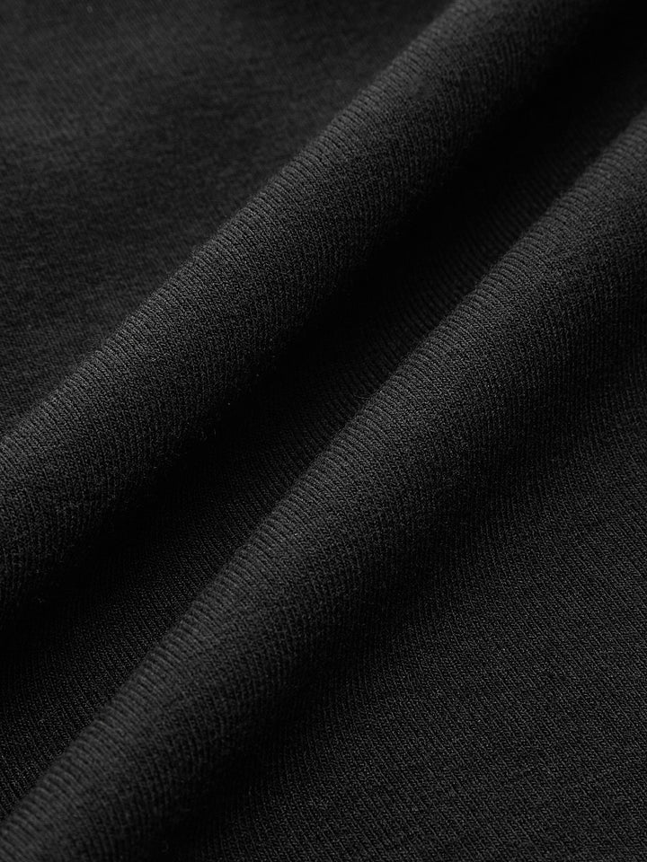 Kontrast Dikiş Uzun Kollu T-shirt