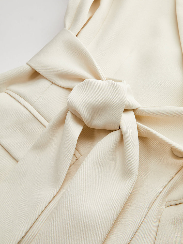 Блейзър с дълъг ръкав и колан